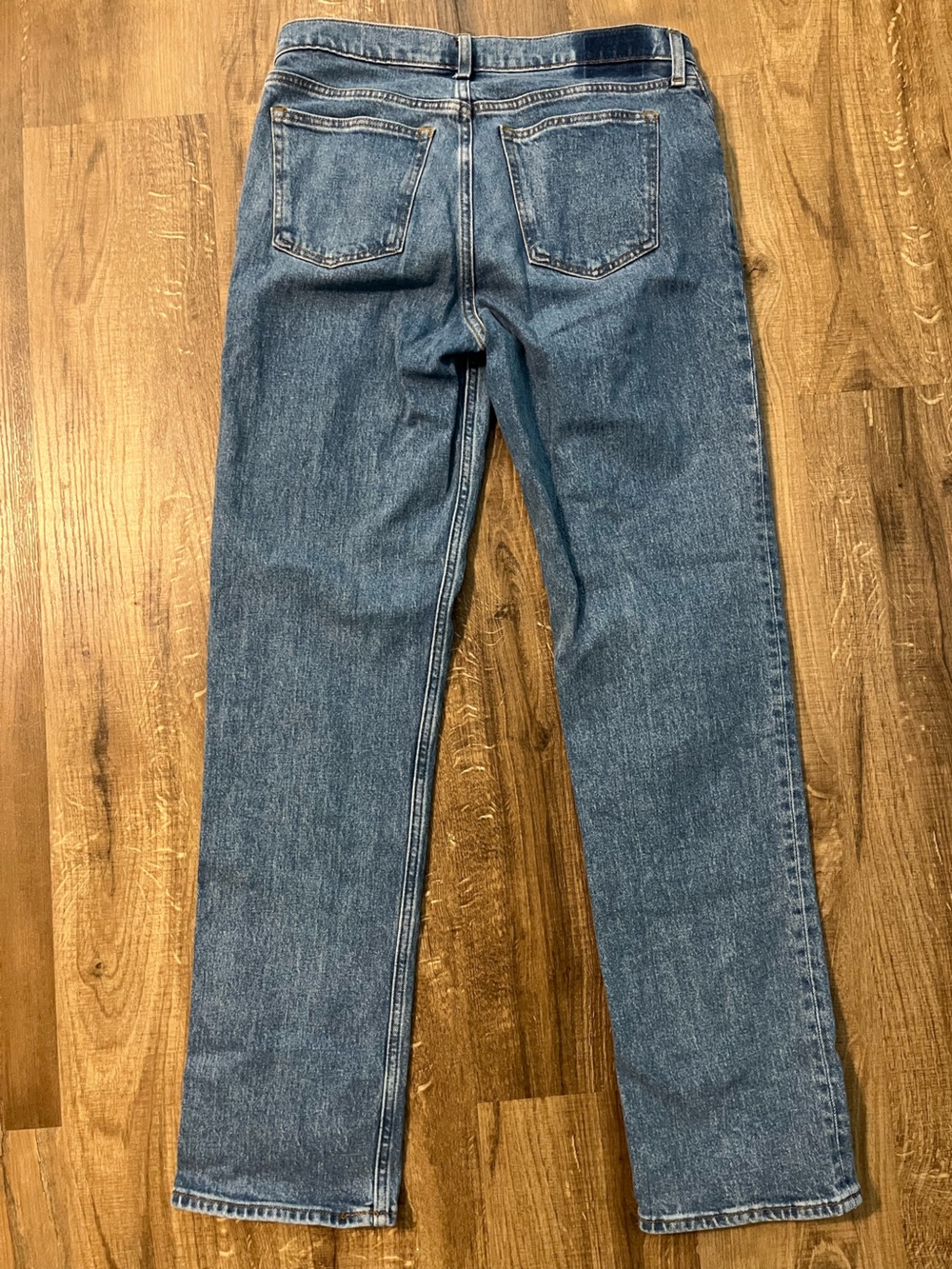 Abercrombie & Fitch Mid Rise 90s Straight Jean - Medium Tinted - Picture 7 of 10